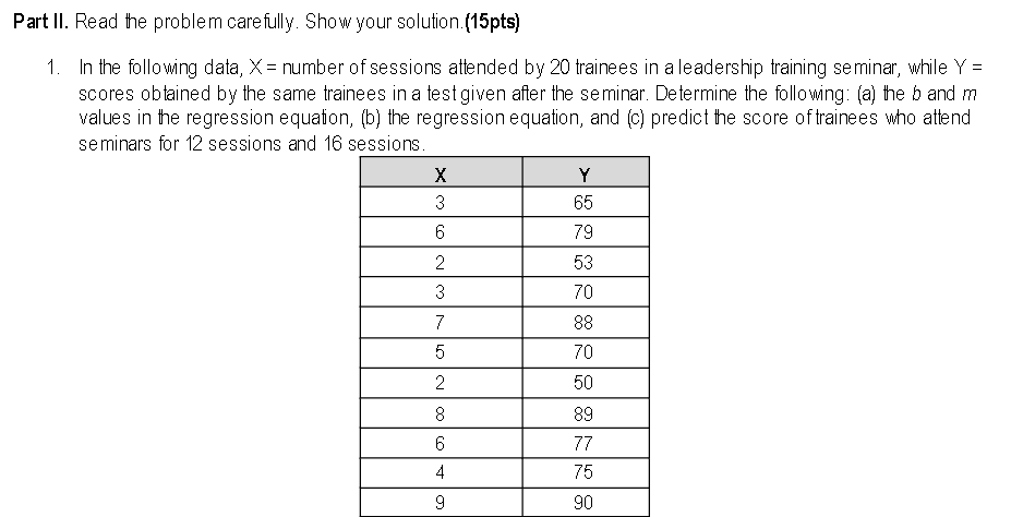 PLS HELP WITH COMPLETE SOLUTION PLEASE Part II.