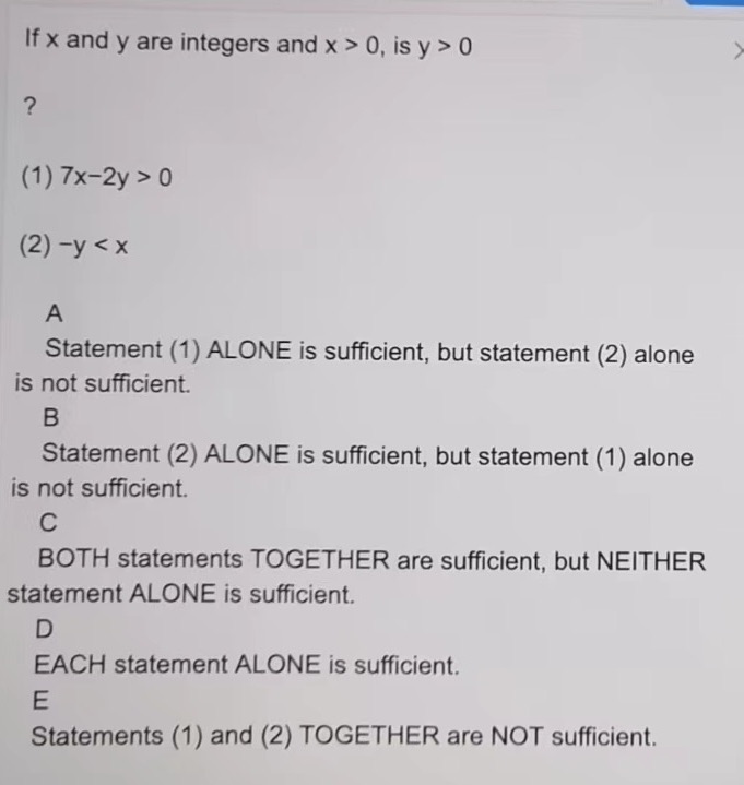 If x and y are integers and x  style=
