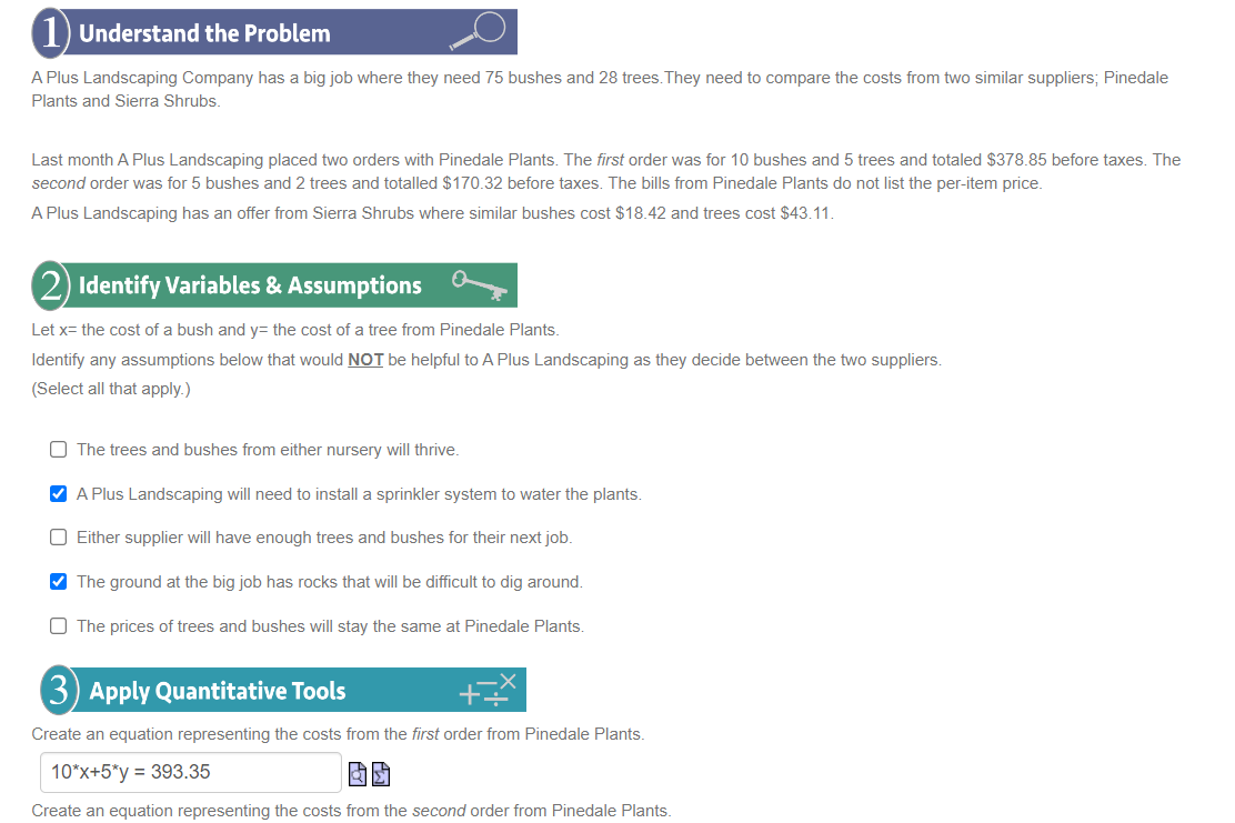 5 Evaluate Your Reasoning If Sierra Shrubs