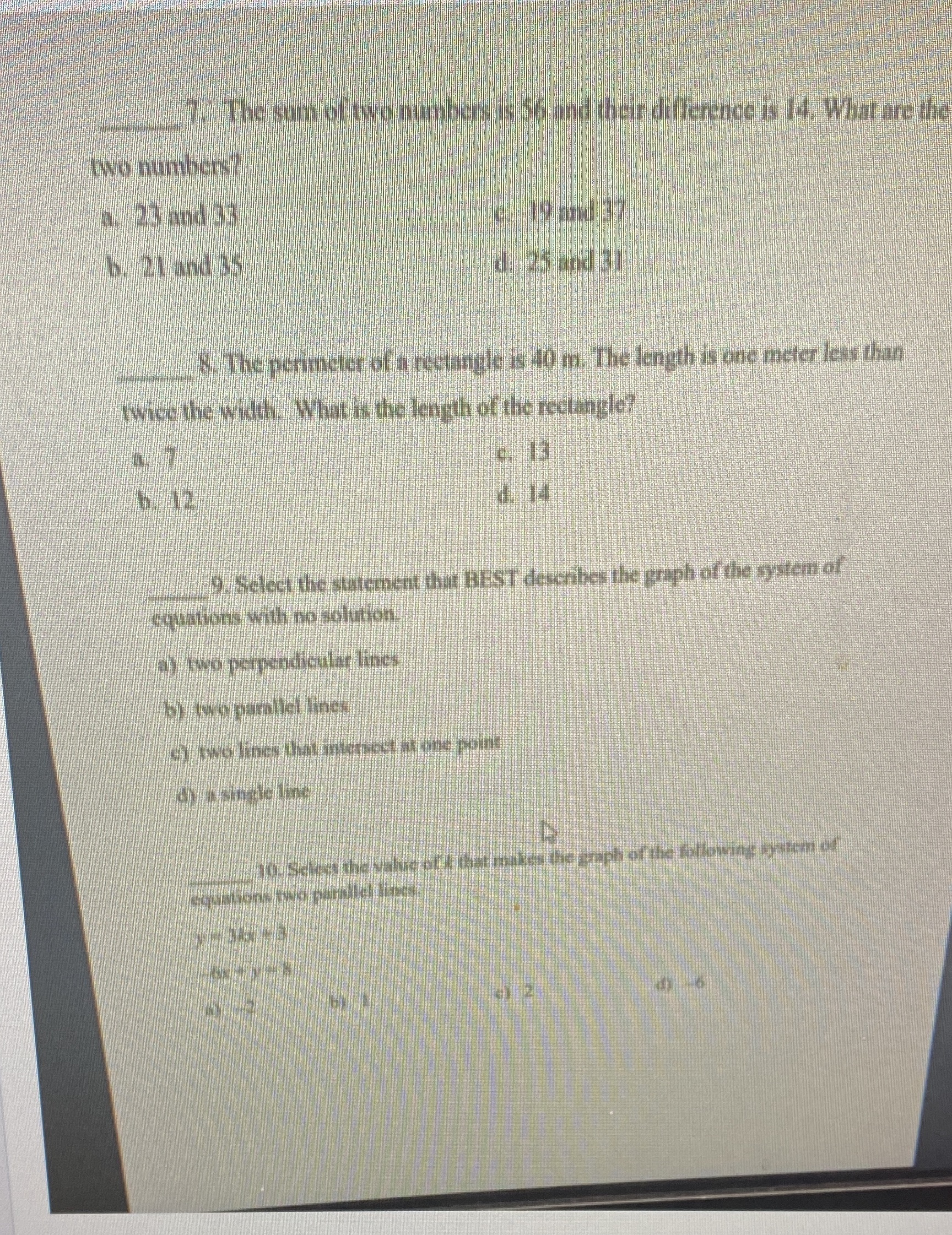 Please complete study sheet. Will not be