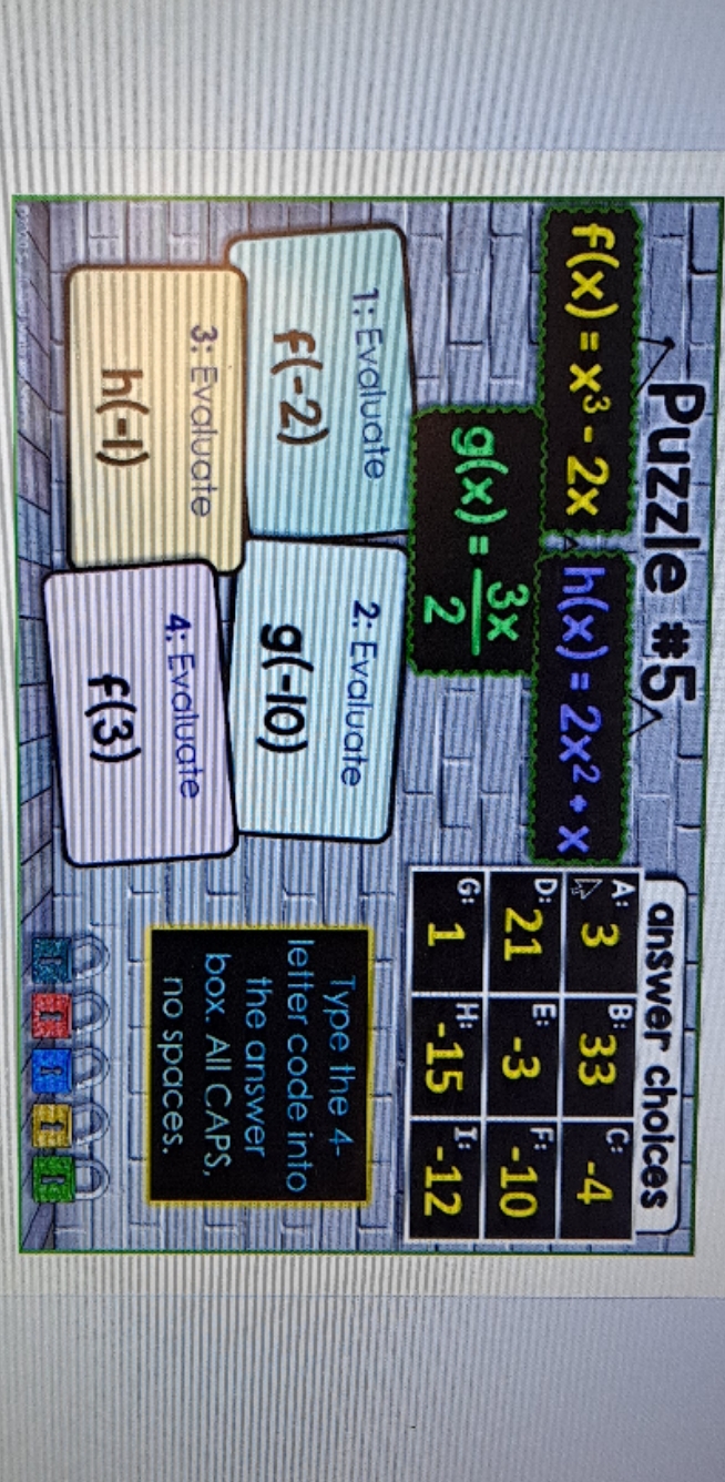 I don't know how to do it Puzzle #5 answer