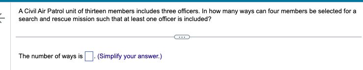 question 36: A Civil Air Patrol unit of thirteen