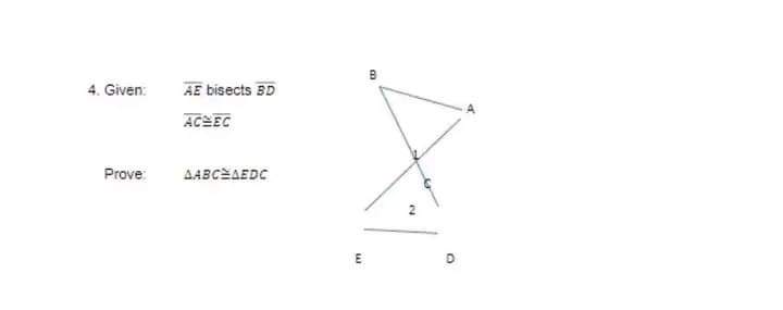 DIRECTION: Prove the following using Triangle