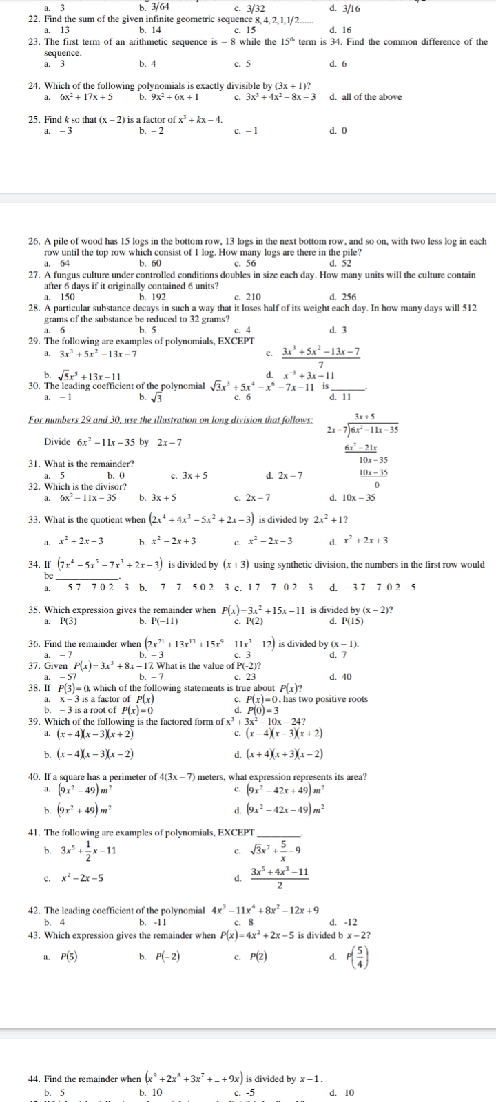 Carmona National High School Grade 10 -
