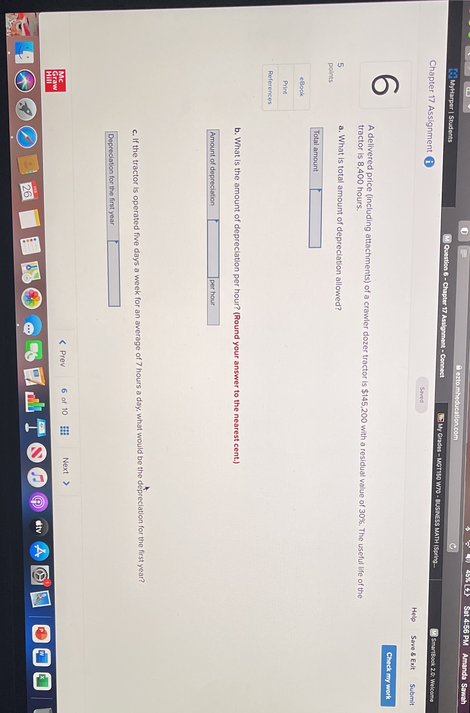 Also need to know "if the hours of operation were