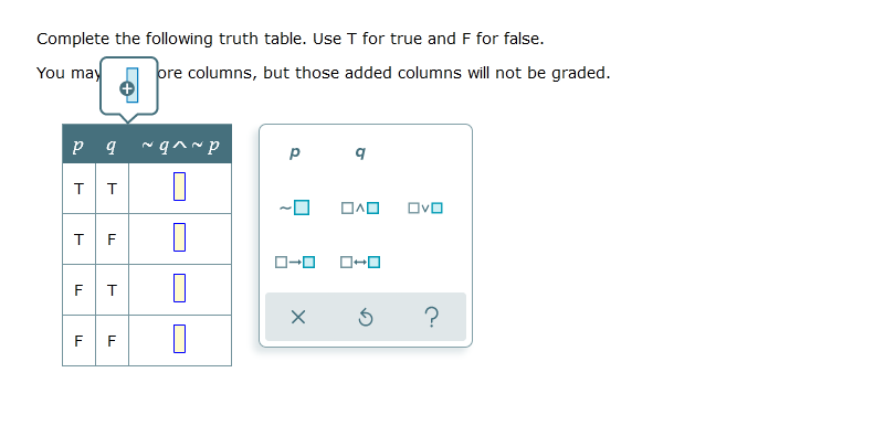 10 math questions For each sentencer determine