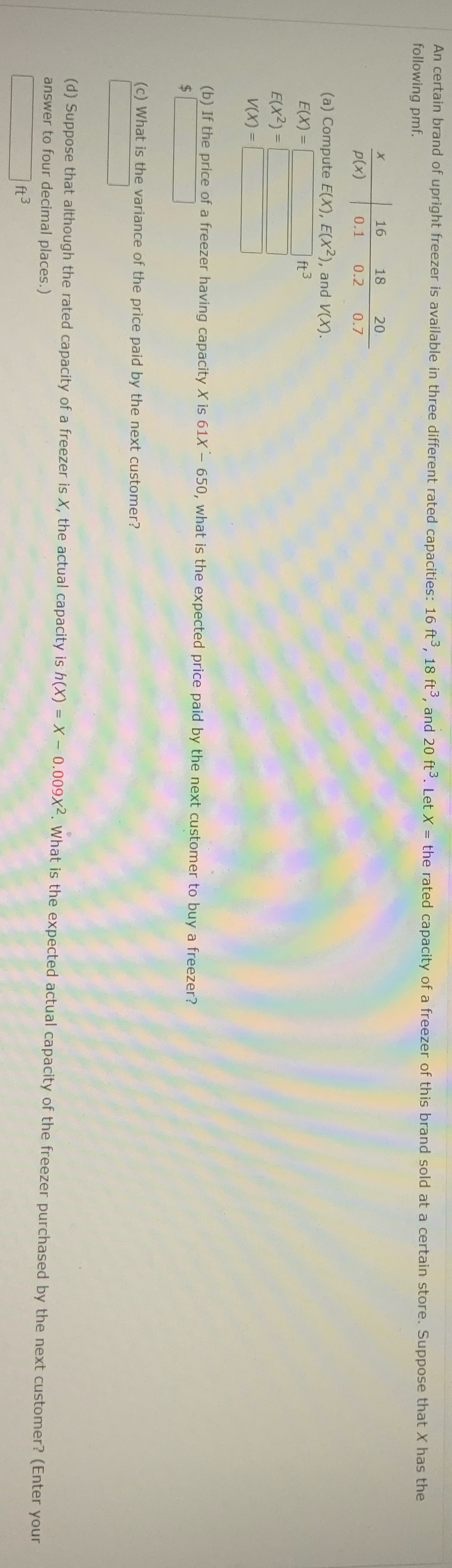 An certain brand of upright freezer is available