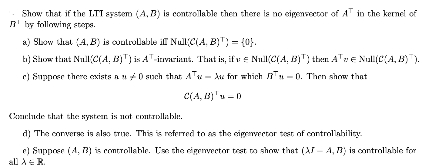 How do I approach this? Show that if the LTI