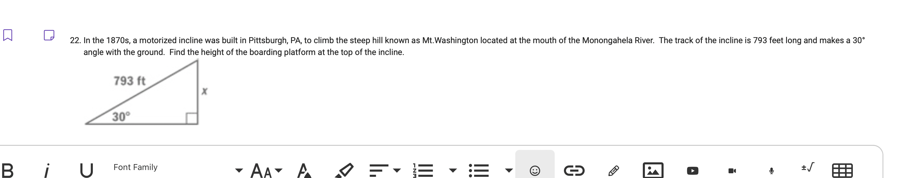 Q 19. Find the value of each variable. Give exact