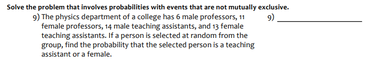 Probability question help please. Solve the