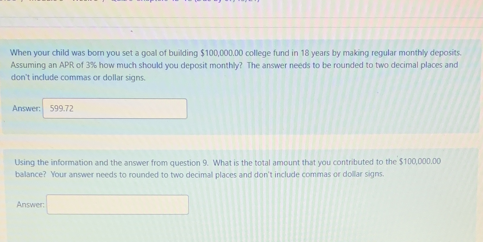 When your child was born you set a goal of