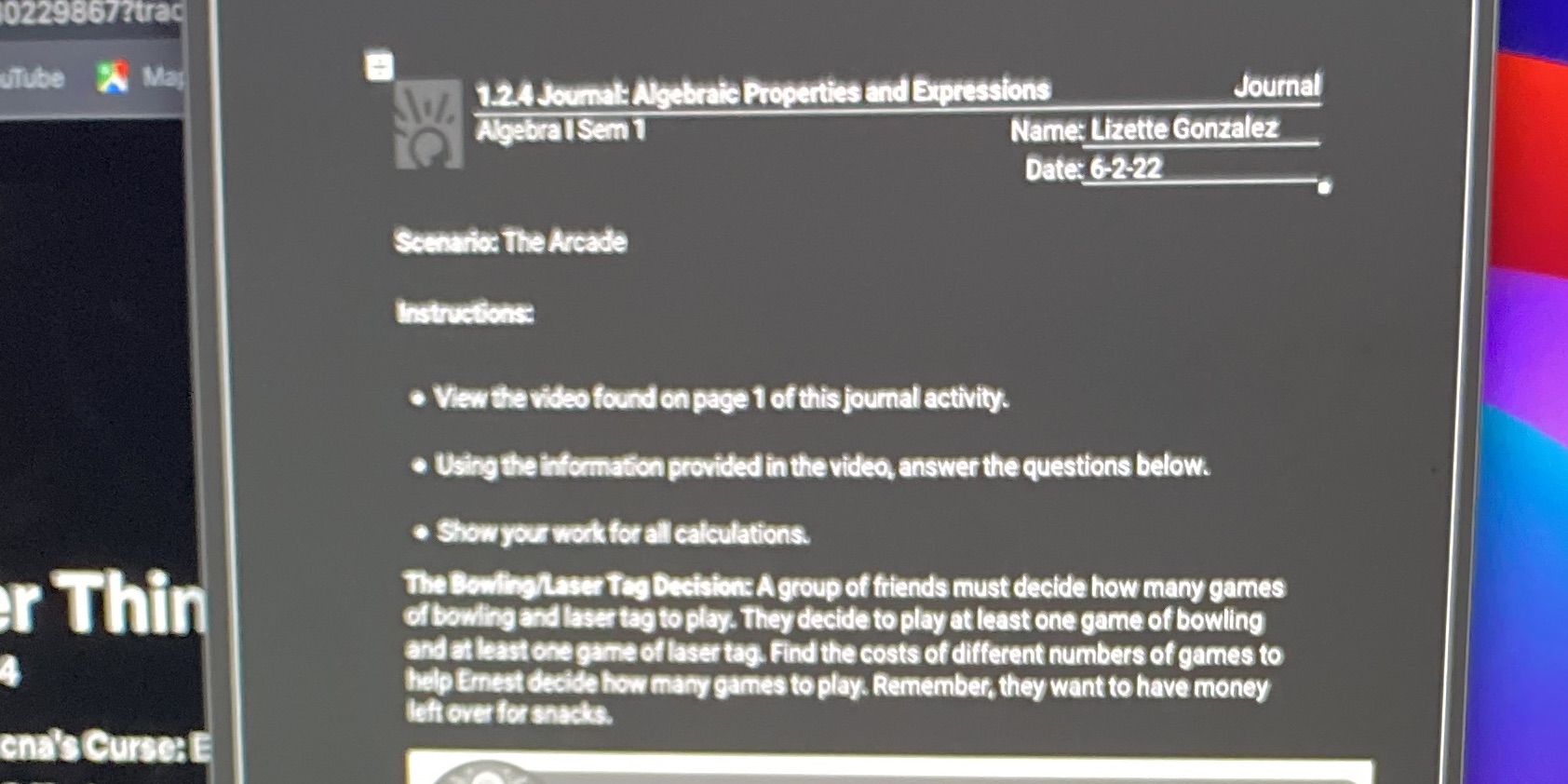 0229867?trac UTube May 1.2.4 Journal: Algebraic