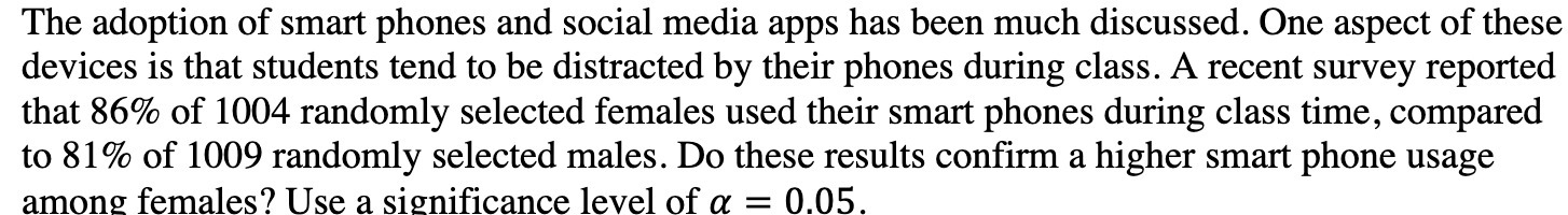 The adoption of smart phones and social media