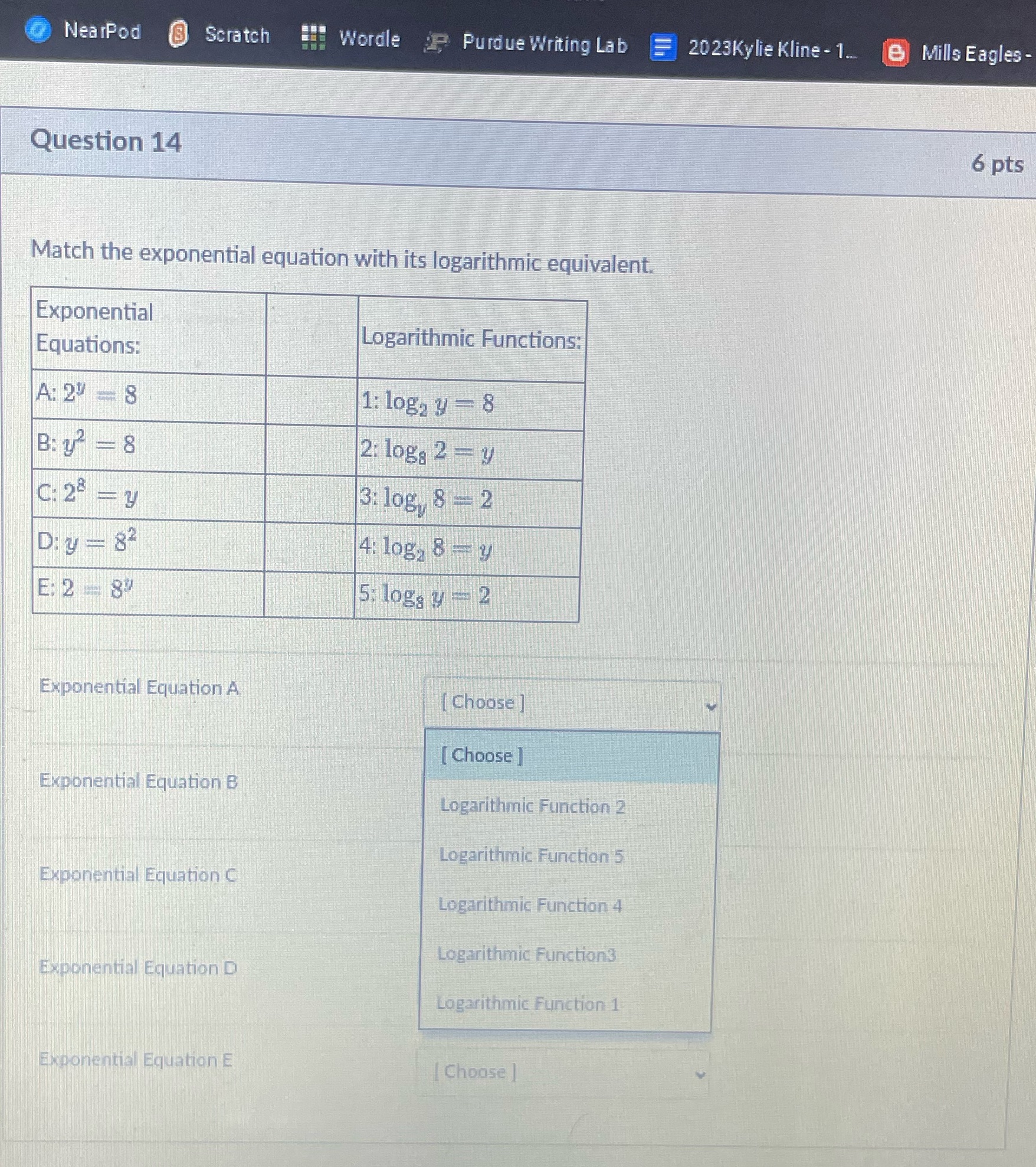 NearPod Scratch Wordle Purdue Writing Lab #