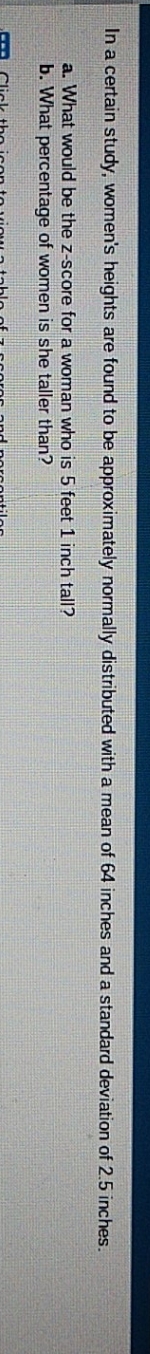 There's 2 parts to this question. A and B In a