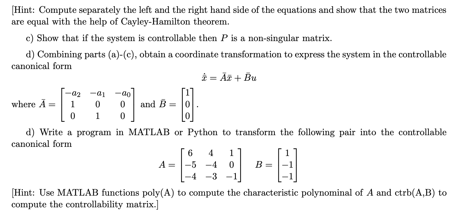 how do I approach this? Consider the following