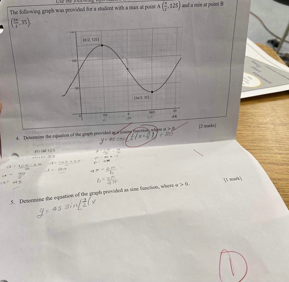 B. Given cot A = and sin A < 0, determine sin2A -