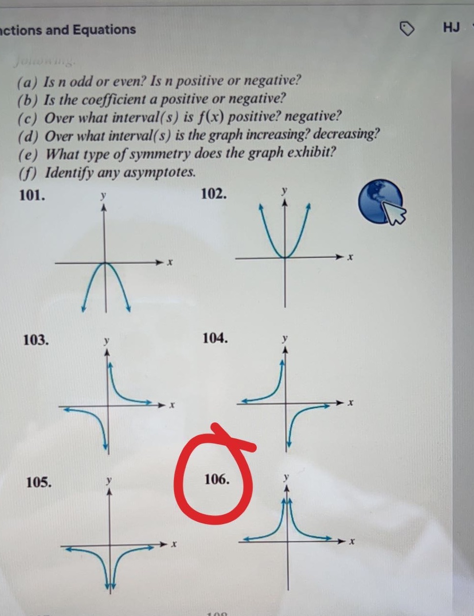 106 A-F actions and Equations HJ Jolosing. (a) Is