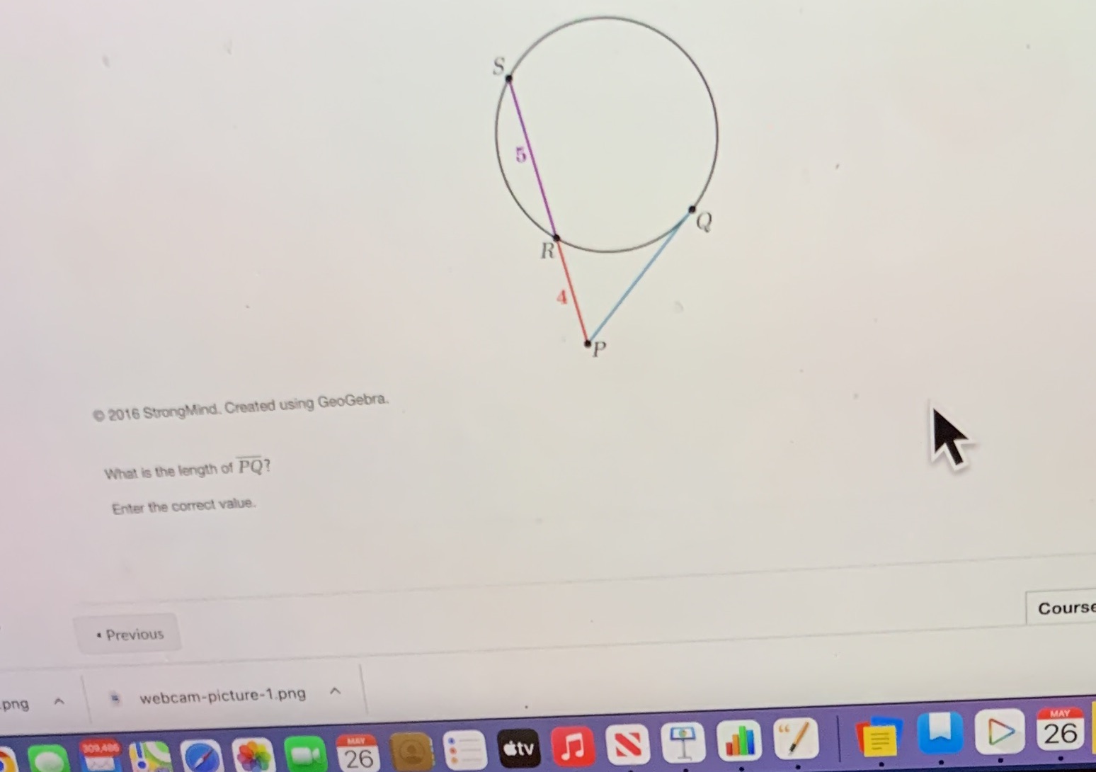S Q R 2016 StrongMind. Created using GeoGebra.