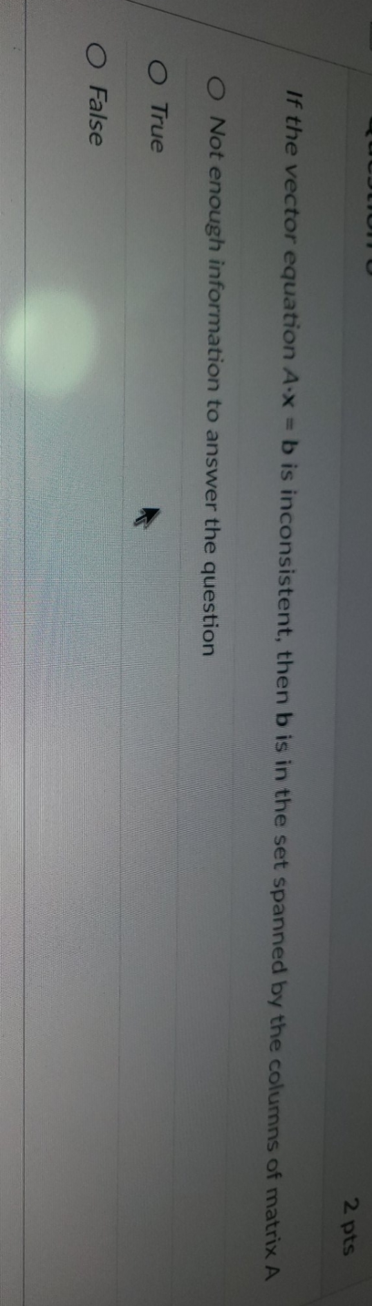 thanks for the help 2 pts If the vector equation