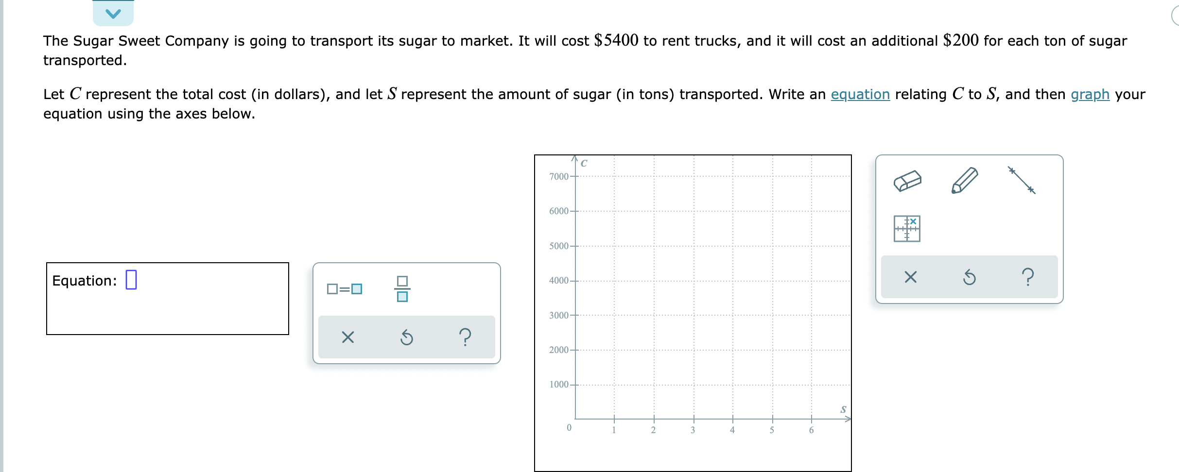 V The Sugar Sweet Company is going to transport