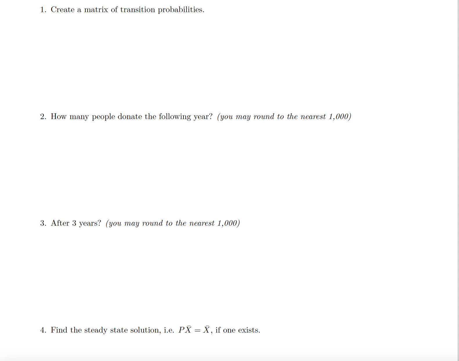 A nonprofit organization collects contributions