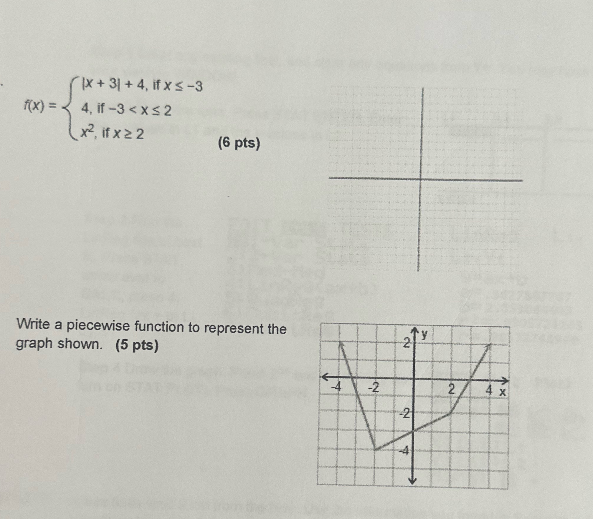 Need help with these 2 piecewise questions \f