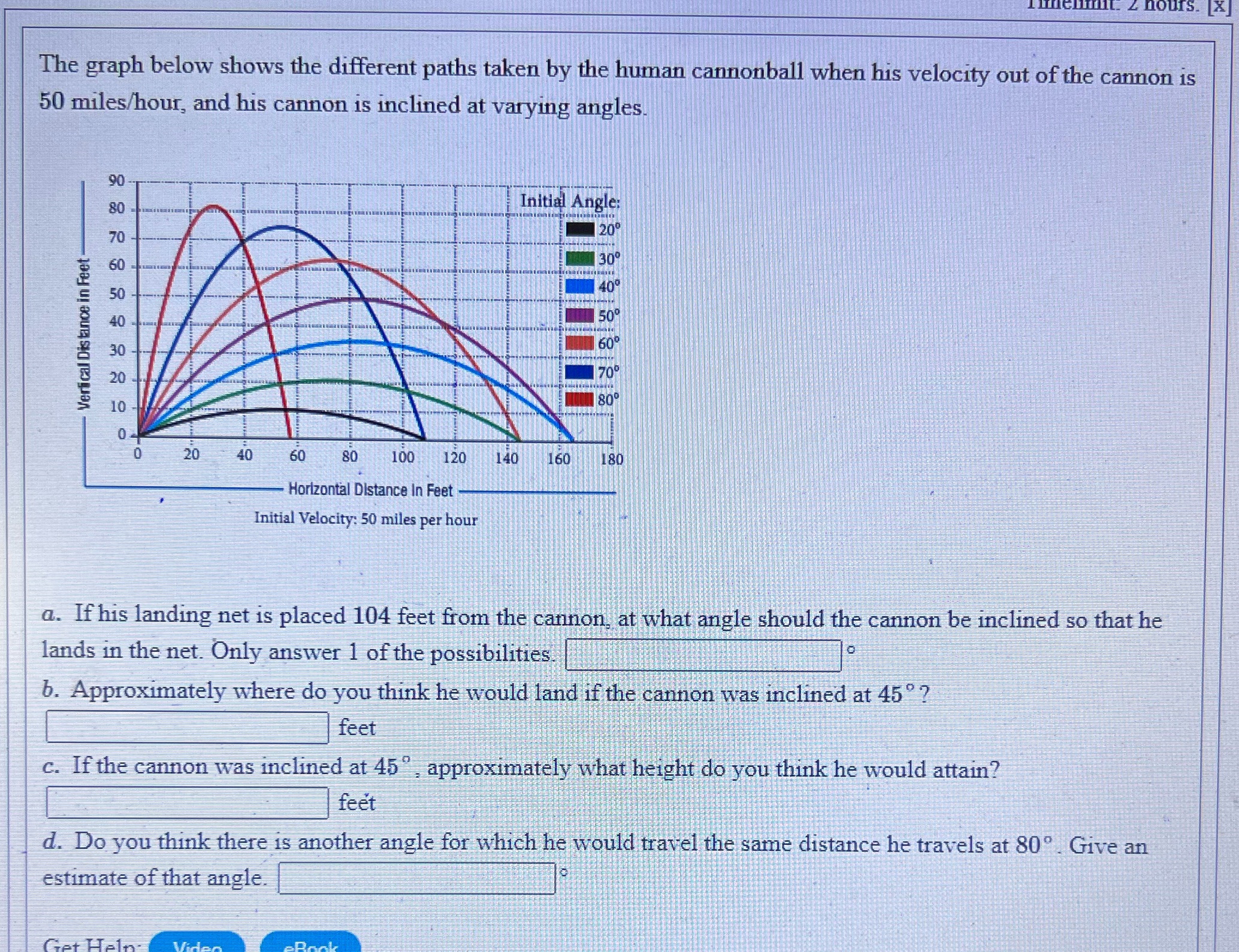 [XJ The graph below shows the different paths