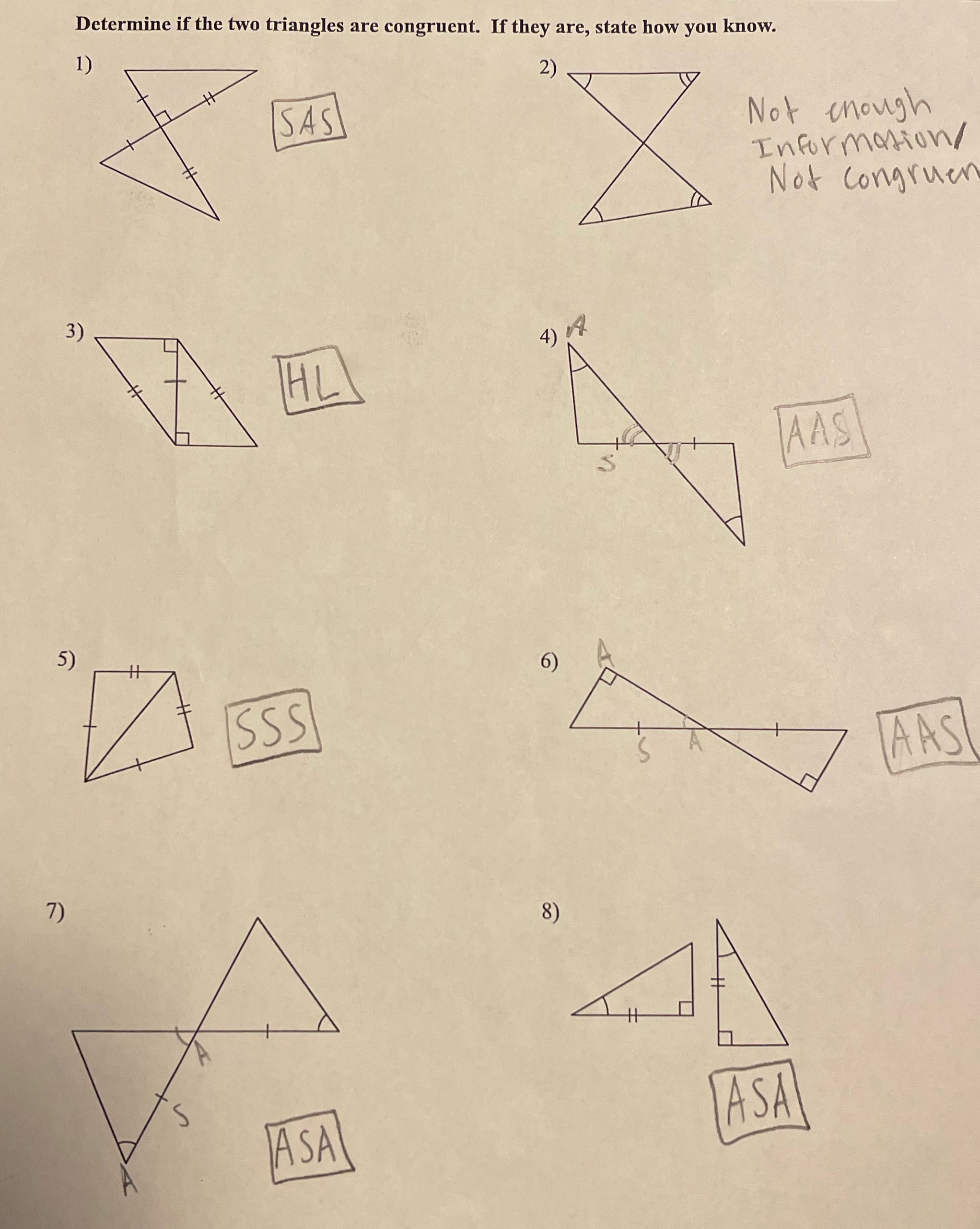 Make sure these are right thanks Determine if the