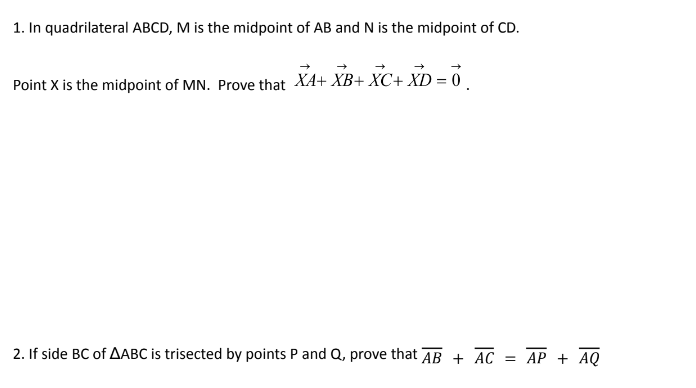 1. The diagram shown AFB and BEC are equilateral