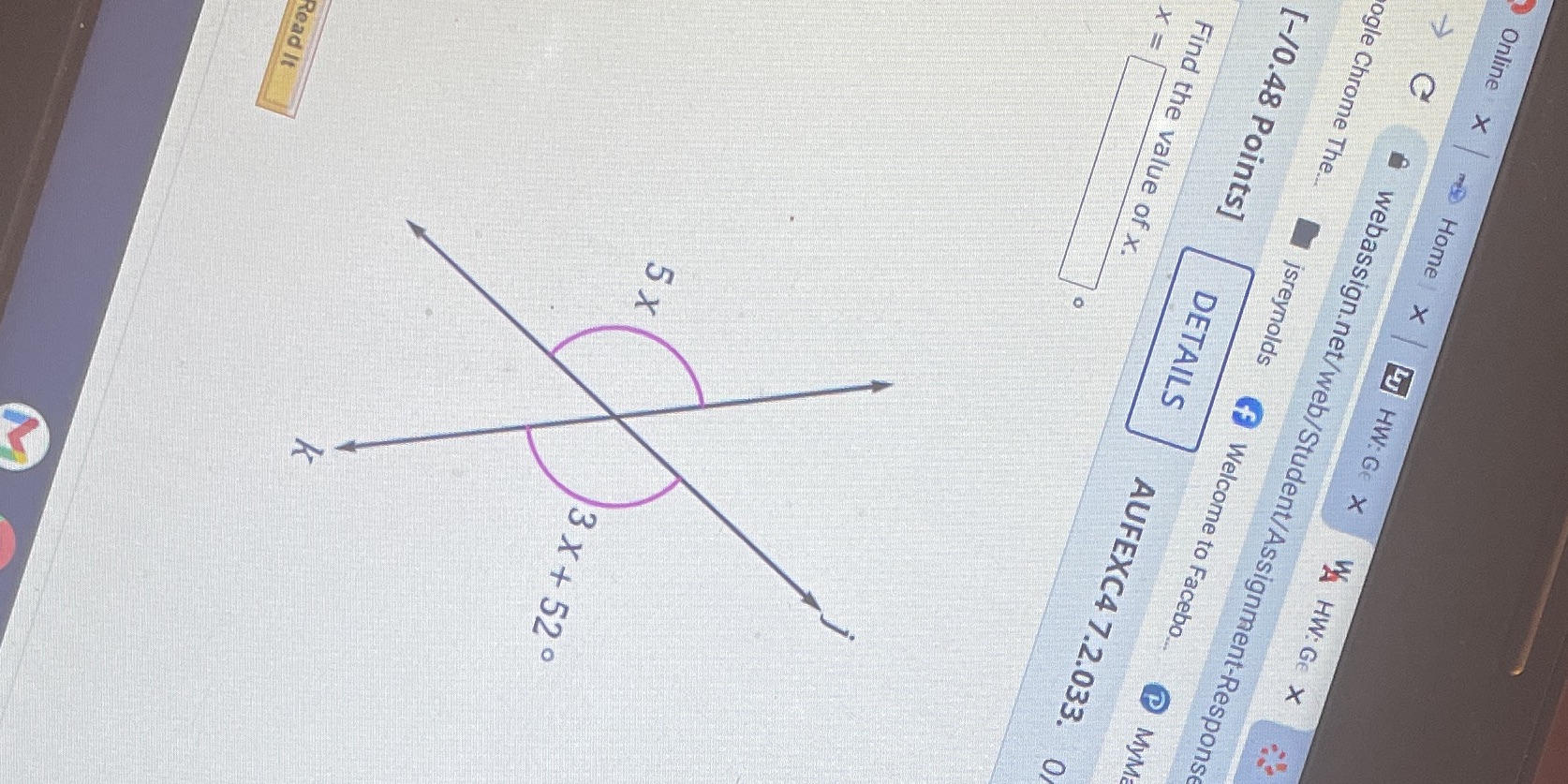 Online X Home x L HW: Ge X VA HW: Ge X