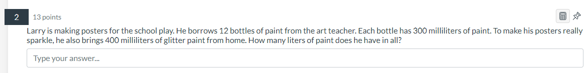 1 12 points Which is the better deal? O 2-gallon
