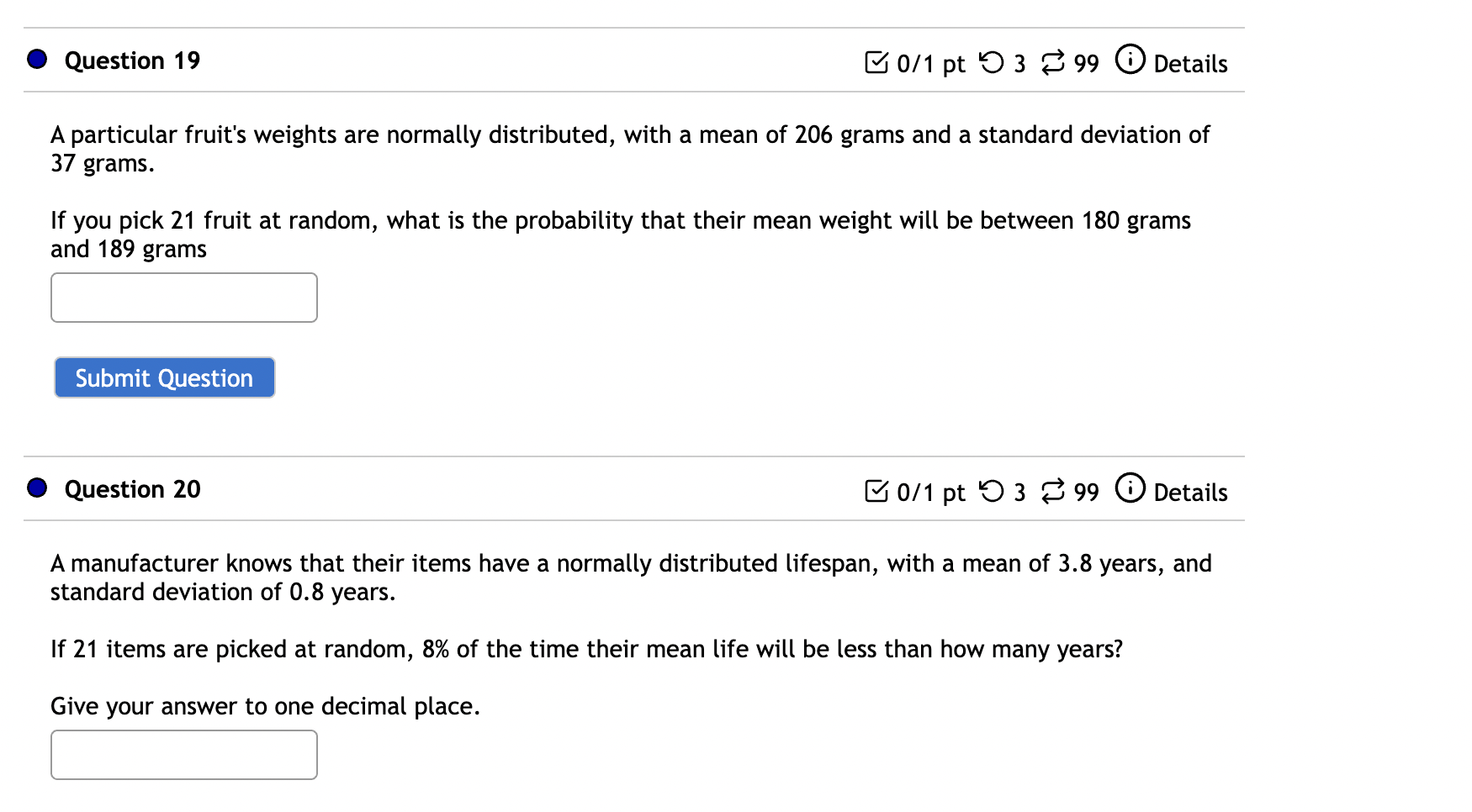 0 Question 1 [:4 0/1 pt '0 3 8 99 (D Details
