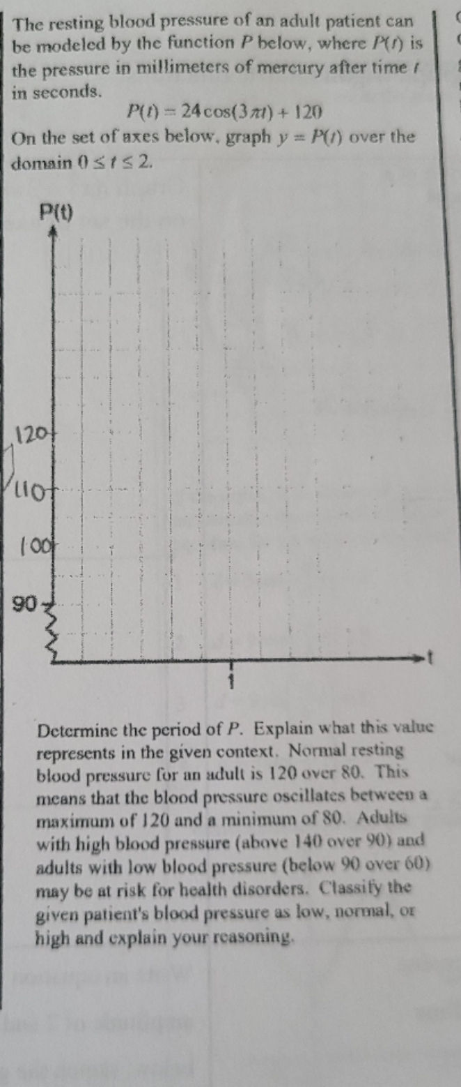 Help me with this question. The resting blood