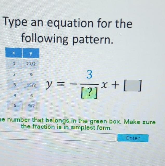 ty 1 pt 2 stumped Type an equation for the