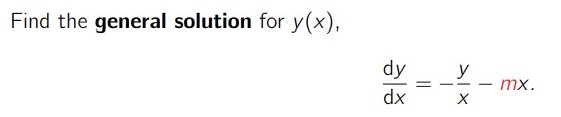 solve the question Find the general solution for