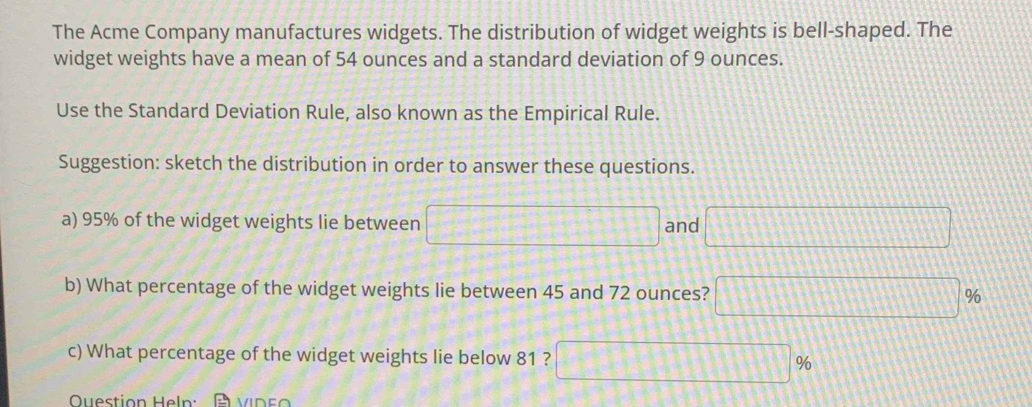 Hello, I need help with this question. The Acme