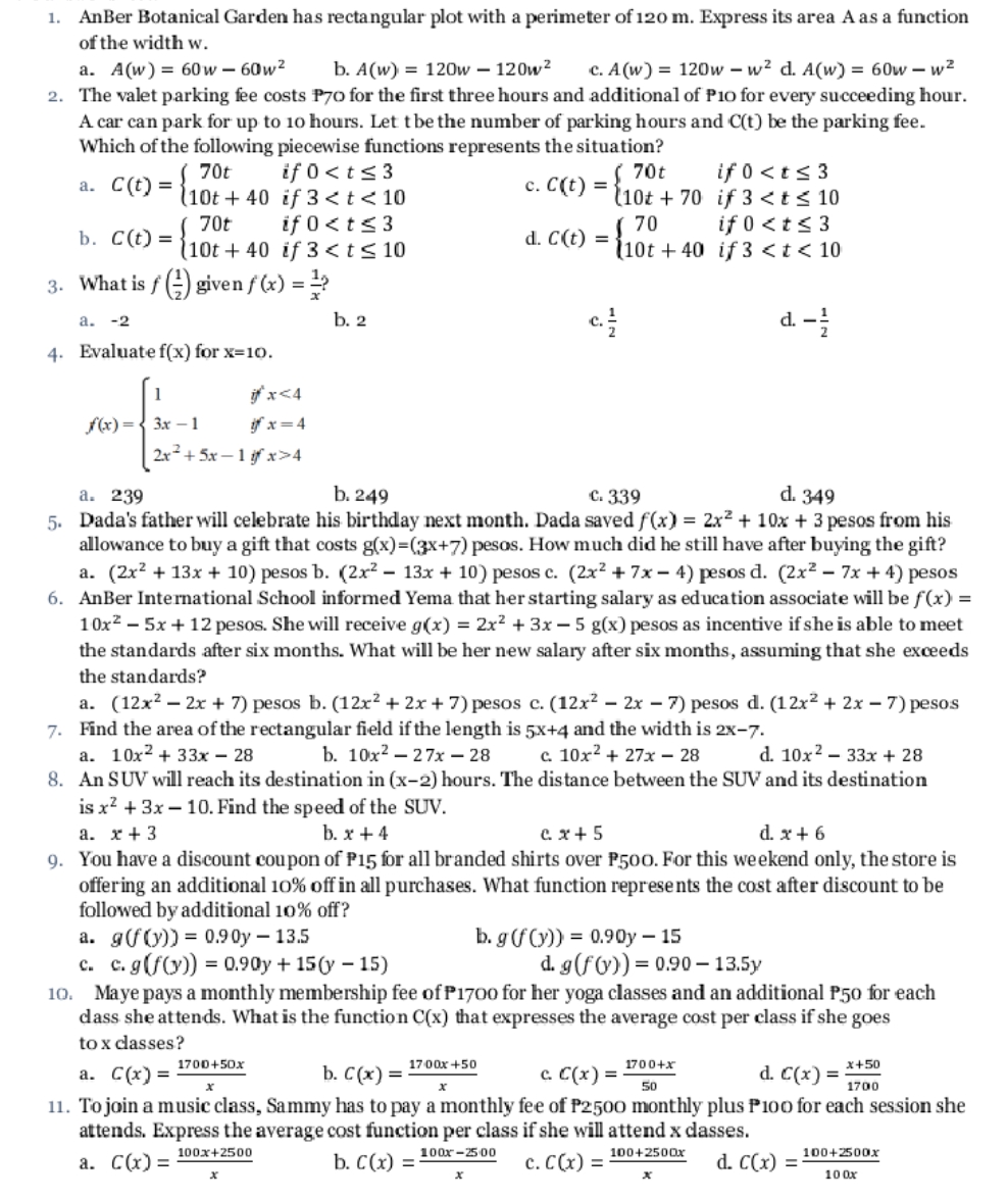 The details and questions are shown below. 1.