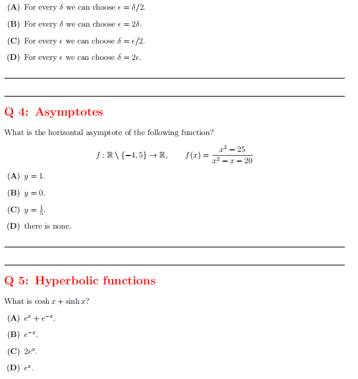 Q 1: Range of a continuous function Let f : [0,