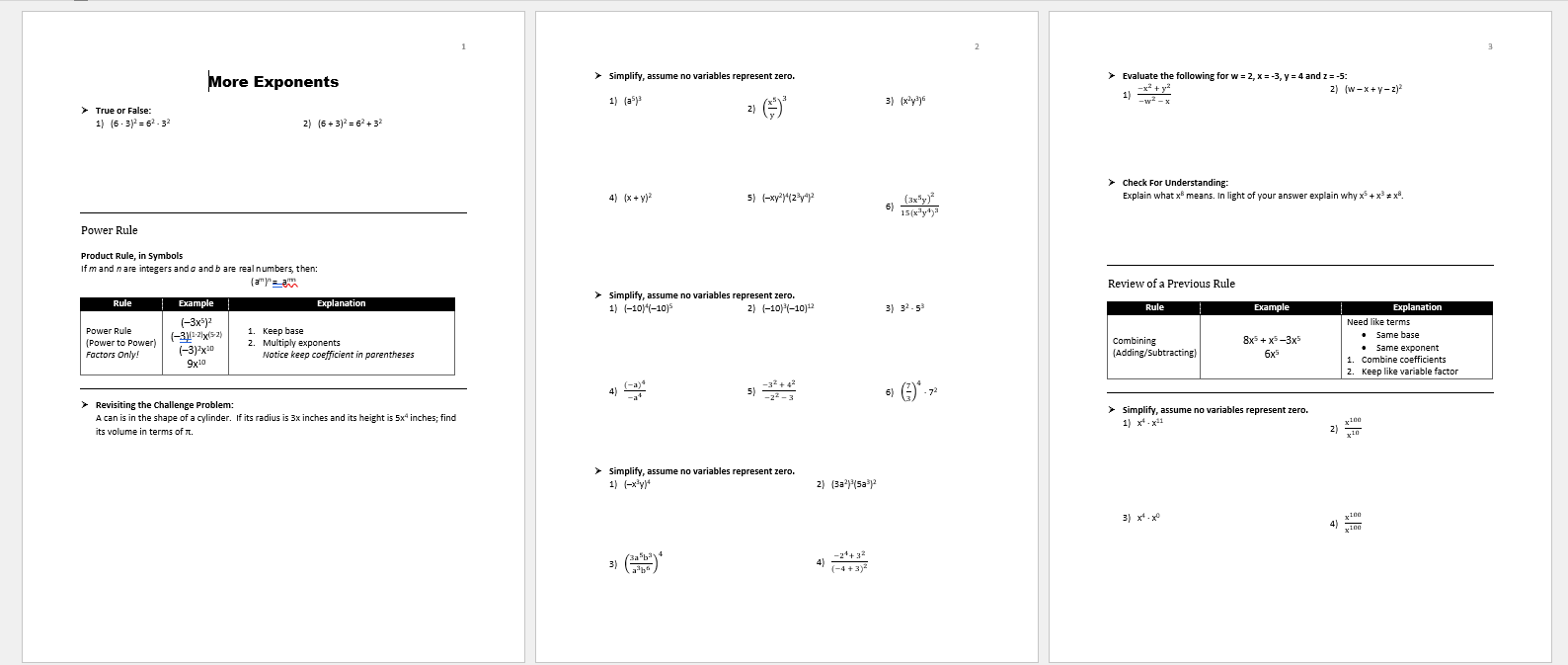 \fZero Exponent Rule Zero Exponent Rule, in