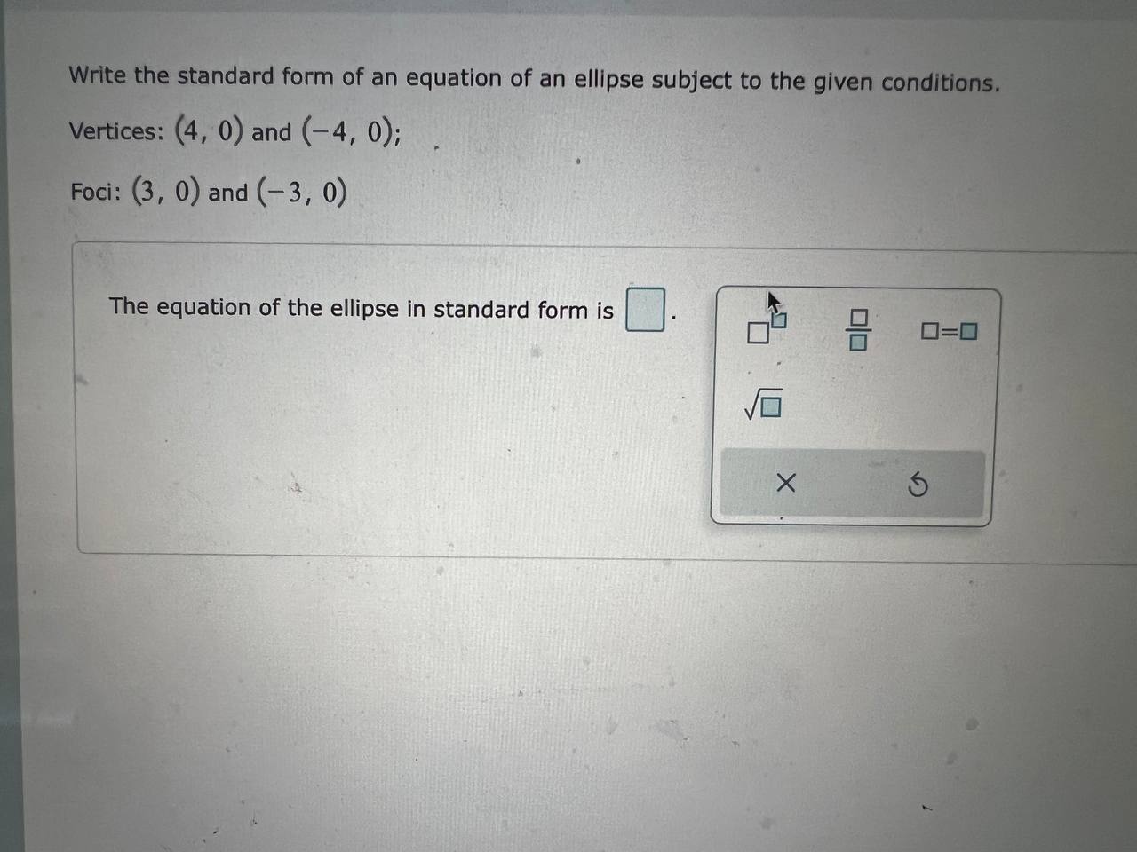for the first two only solve for b, Write the