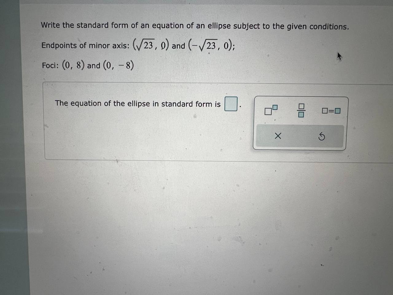 for the first two only solve for b, Write the