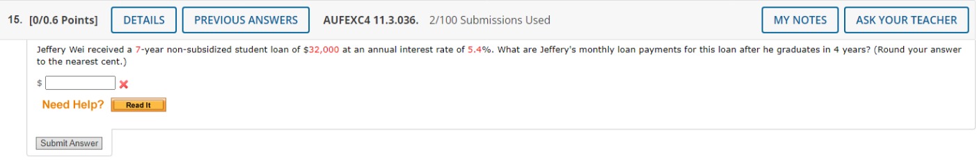 15. [0/0.6 Points] DETAILS PREVIOUS ANSWERS