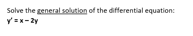 Differential Equations DIFFERENTIAL EQUATION