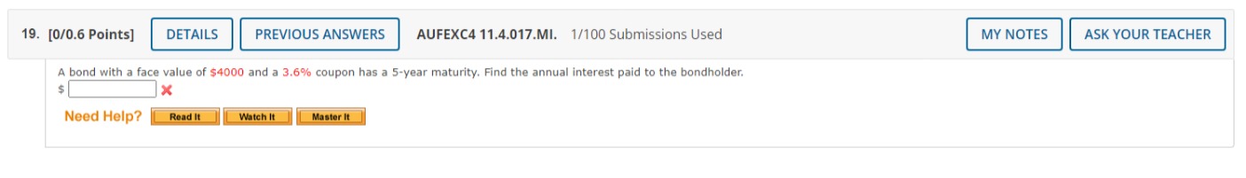 15. [0/0.6 Points] DETAILS PREVIOUS ANSWERS