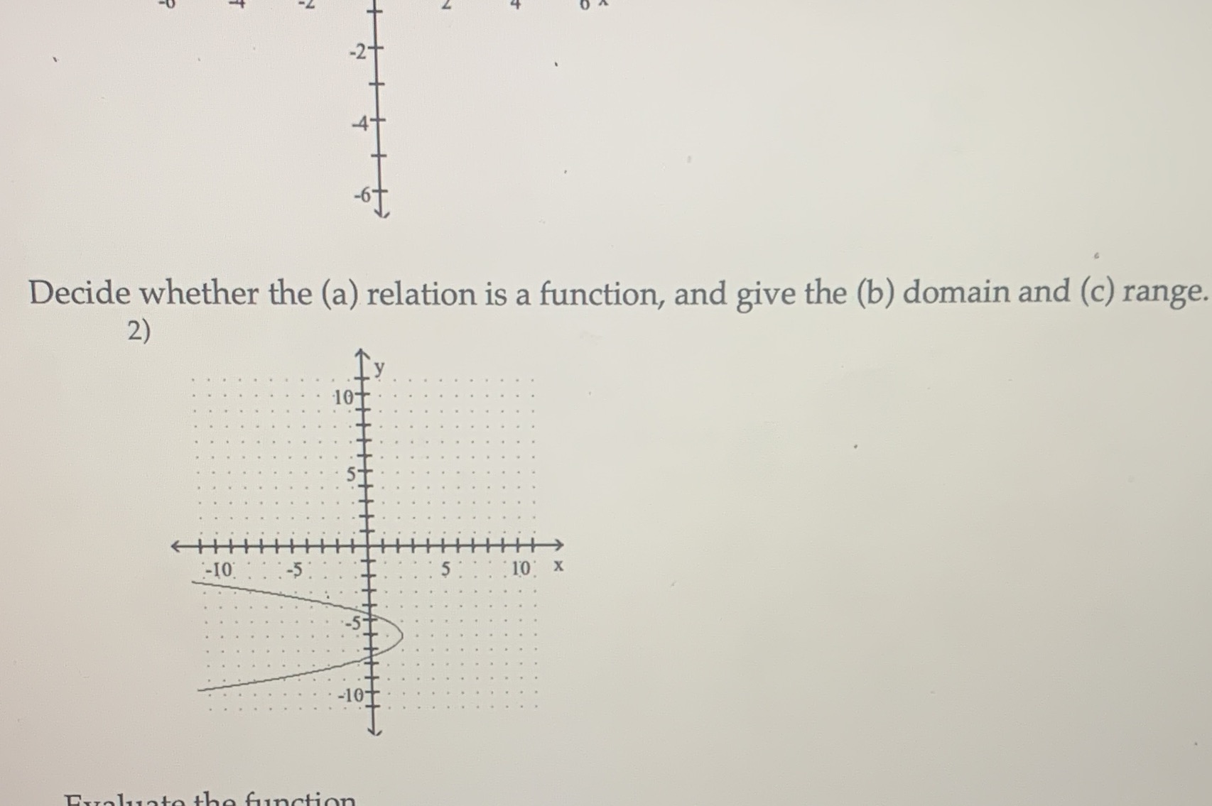 -2- Decide whether the (a) relation is a