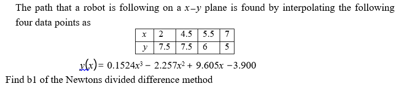 Need help.... The path that a robot is following