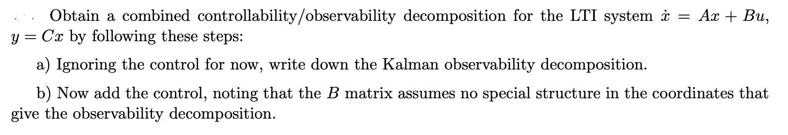 How do I approach this? Obtain a combined