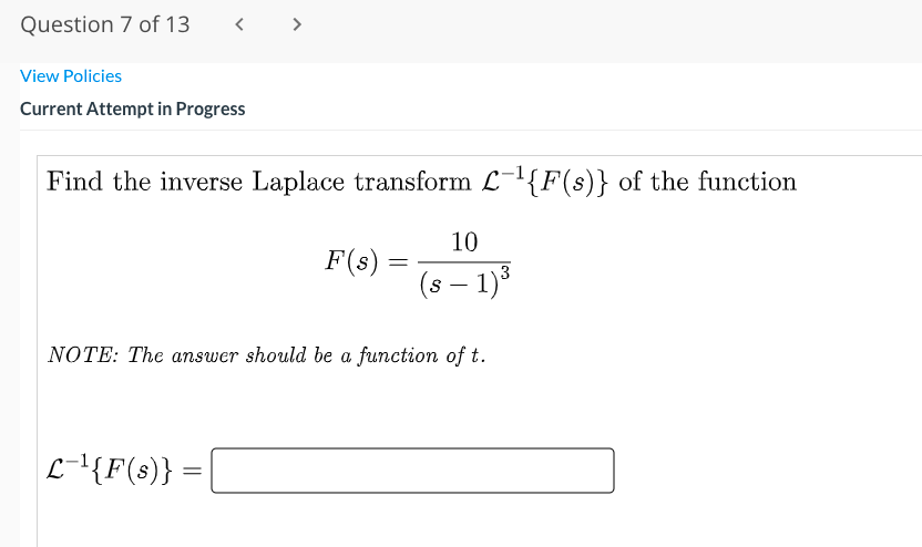 Question ? of 13 <  style=