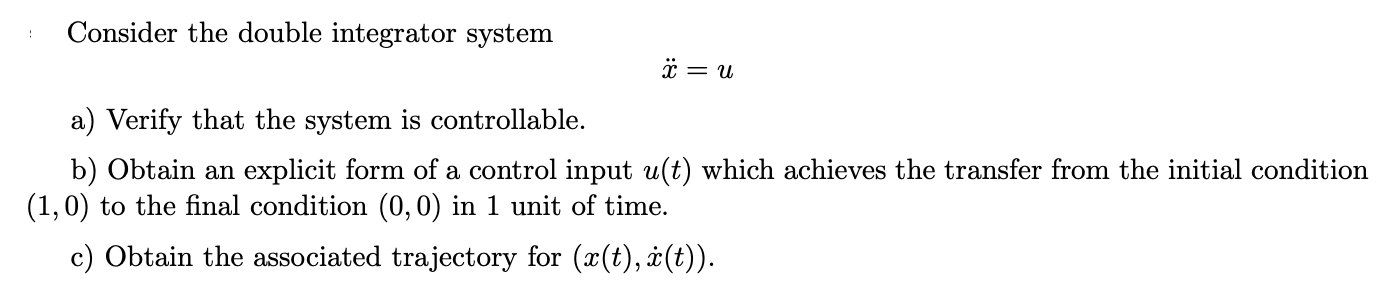 How do I approach this? : Consider the double